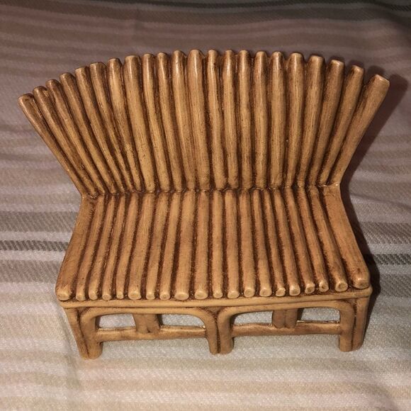 Handmade Ceramic Bench Candle Holder Decor - Picture 1 of 6